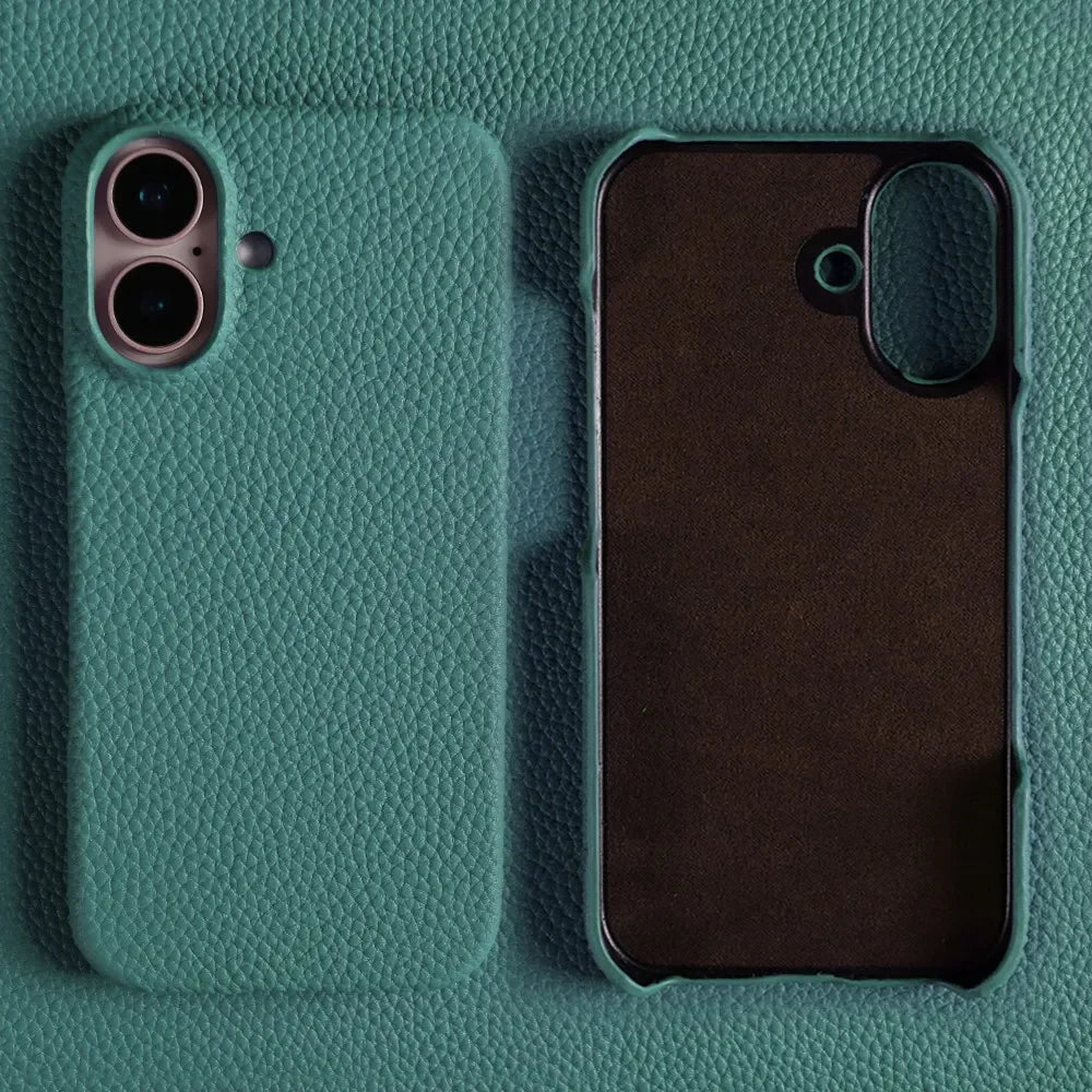 Luxury Genuine Leather Case for iPhone Case - iPhone 16 Series