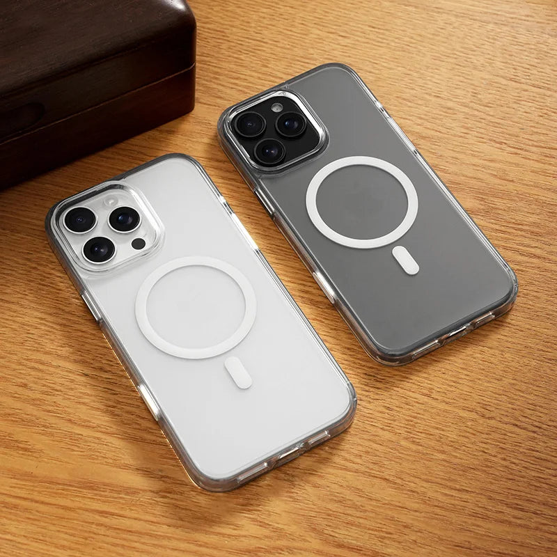 Translucent Magnetic Magsafe İPhone Case - iPhone 16 Series