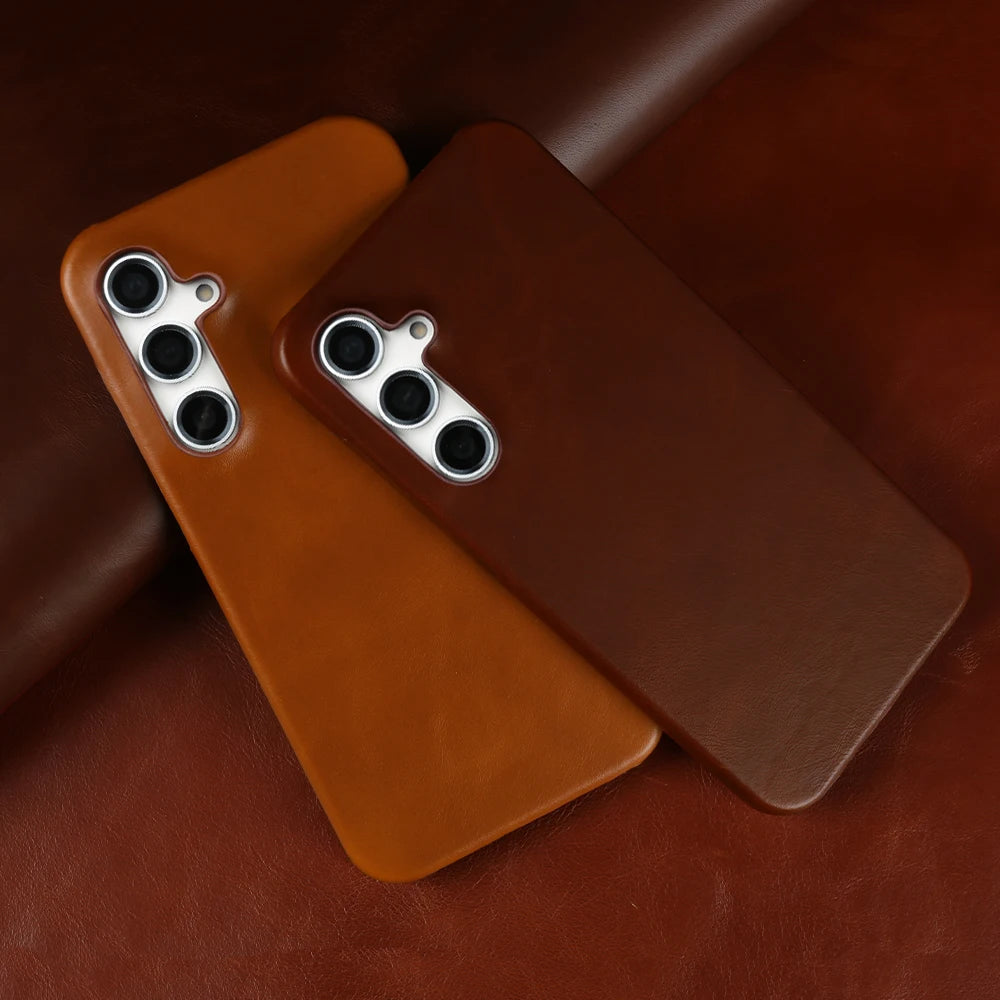 Handmade Genuine Leather Case – Samsung S24 Series