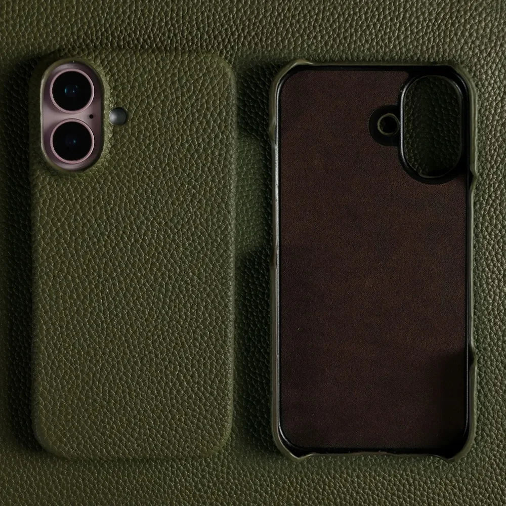 Luxury Genuine Leather Case for iPhone Case - iPhone 16 Series