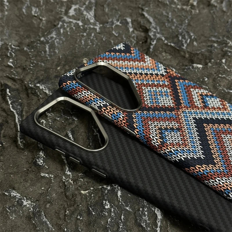 Carbon Fibre Relief MagSafe Case – Samsung S25 Series