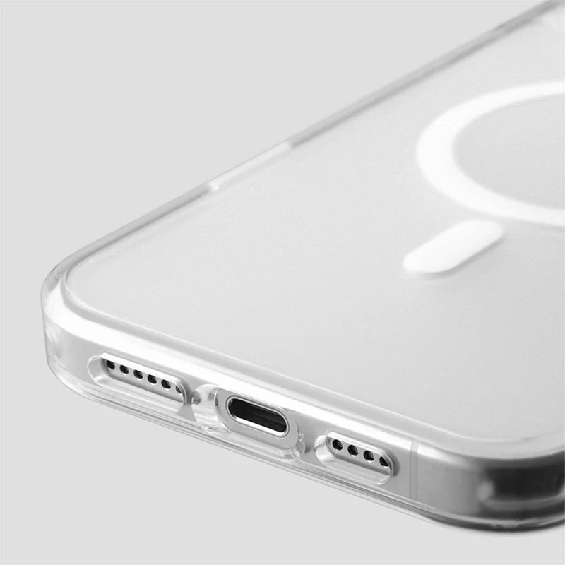 Translucent Magnetic Magsafe İPhone Case - iPhone 16 Series