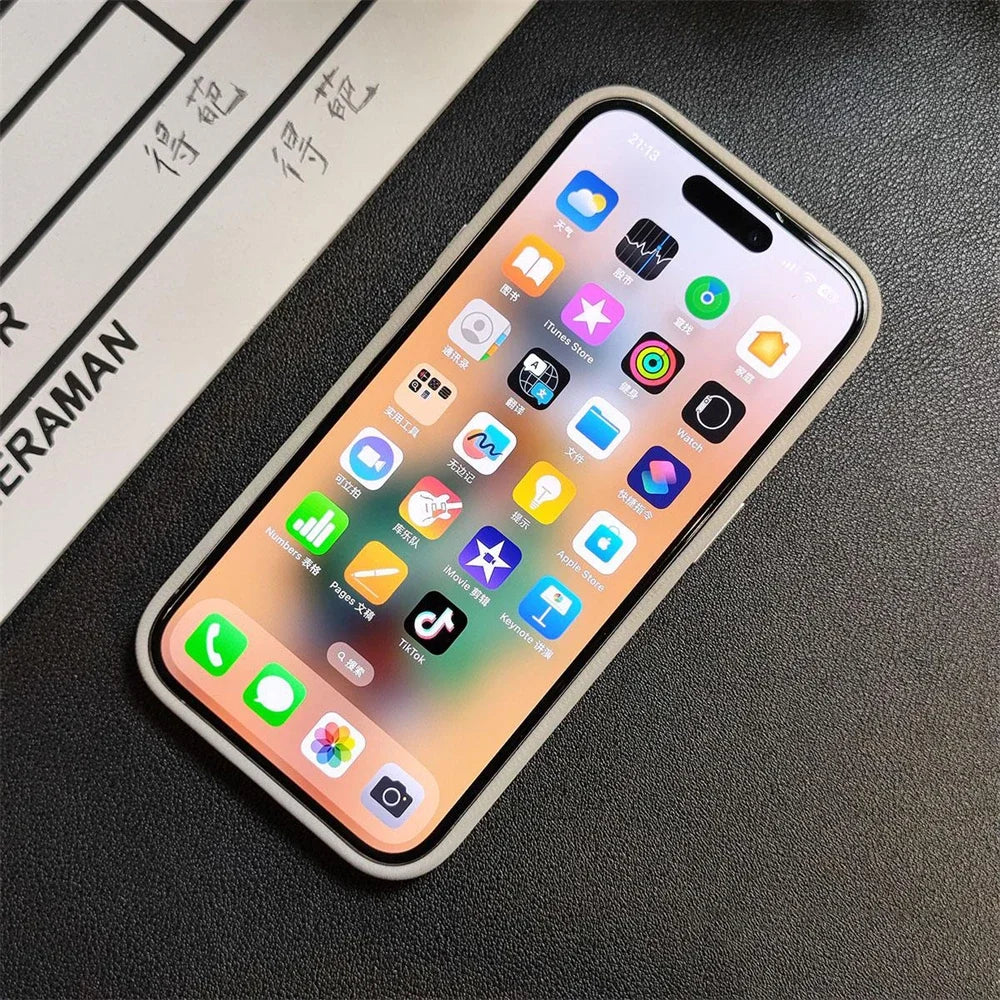 Luxury For MagSafe Fiber Leather Case - iPhone 12 Series