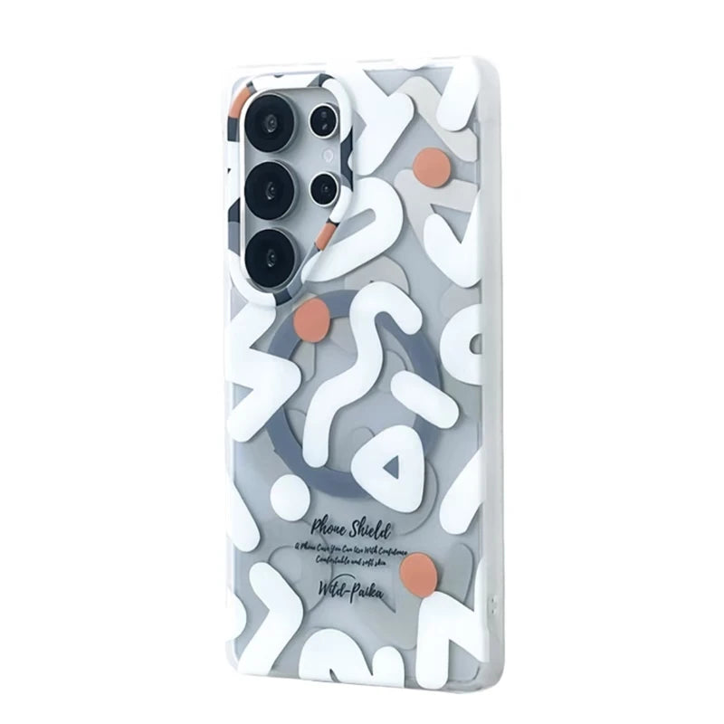 Fashion Graffiti Matte MagSafe Case – Samsung S25 Series