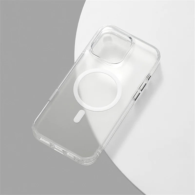Translucent Magnetic Magsafe İPhone Case - iPhone 16 Series