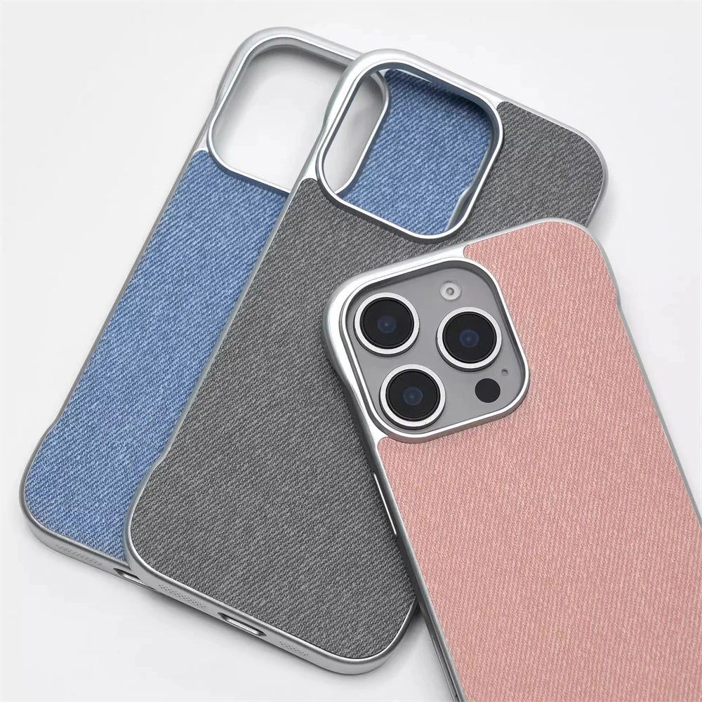 Ultra Thin Cloth Texture Magsafe Case - iPhone 14 Series