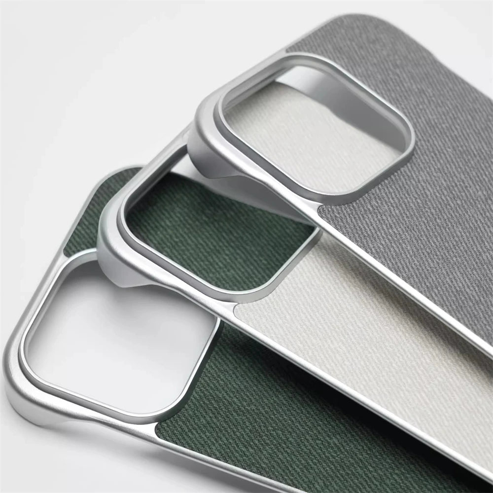 Ultra Thin Cloth Texture Magsafe Case - iPhone 14 Series