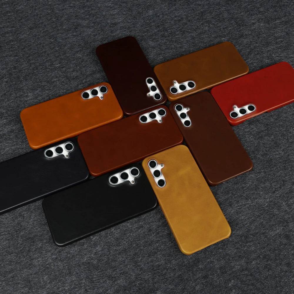 Handmade Genuine Leather Case – Samsung S24 Series