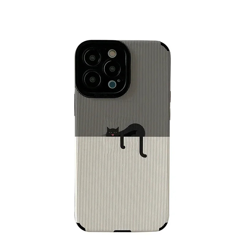 Cute Cat Soft Leather Case - iPhone 13 Series