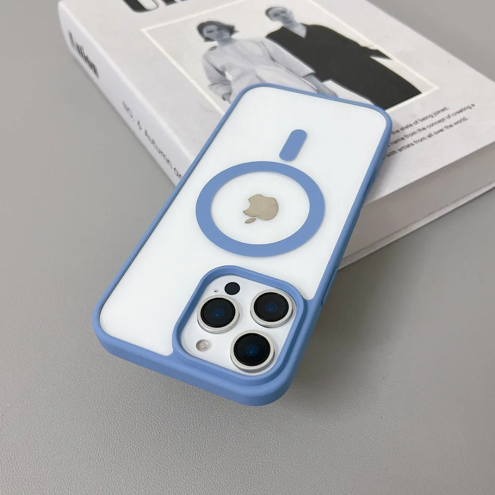 Luxury Original Magsafe Transparent İPhone Case - iPhone 16 Series