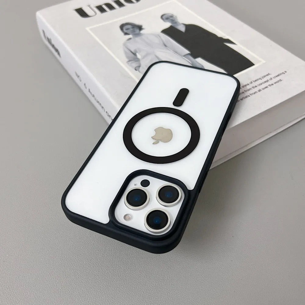 Luxury Original Magsafe Transparent İPhone Case - iPhone 15 Series