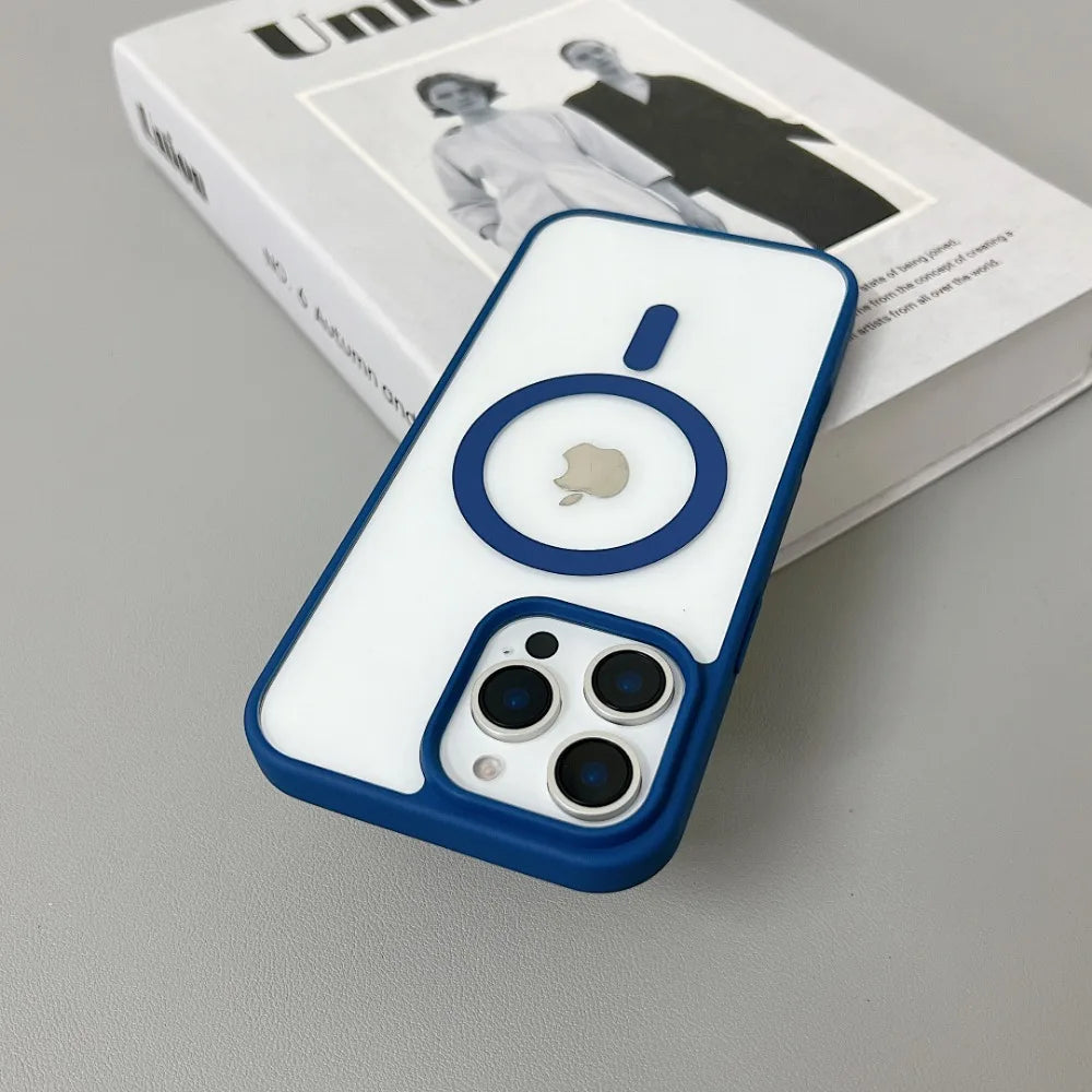 Luxury Original Magsafe Transparent İPhone Case - iPhone 15 Series