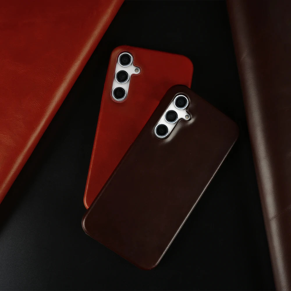 Handmade Genuine Leather Case – Samsung S24 Series