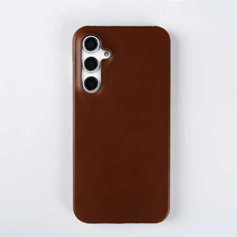 Handmade Genuine Leather Case – Samsung S24 Series