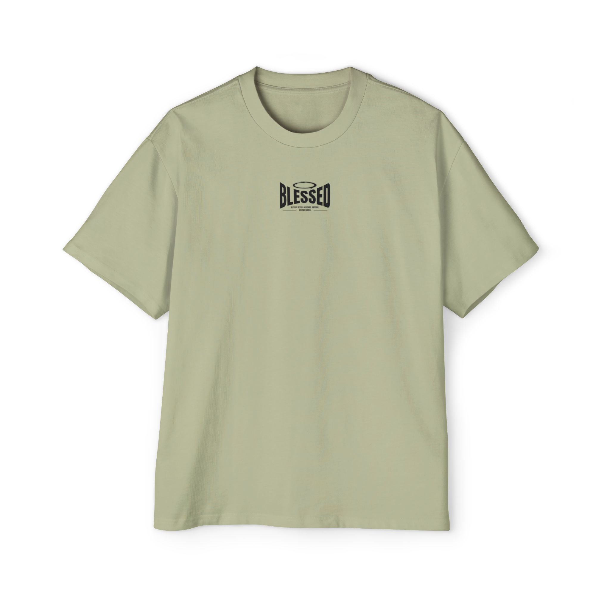Blessed Oversized Tee — Angel Graphic Men’s Heavy T-Shirt