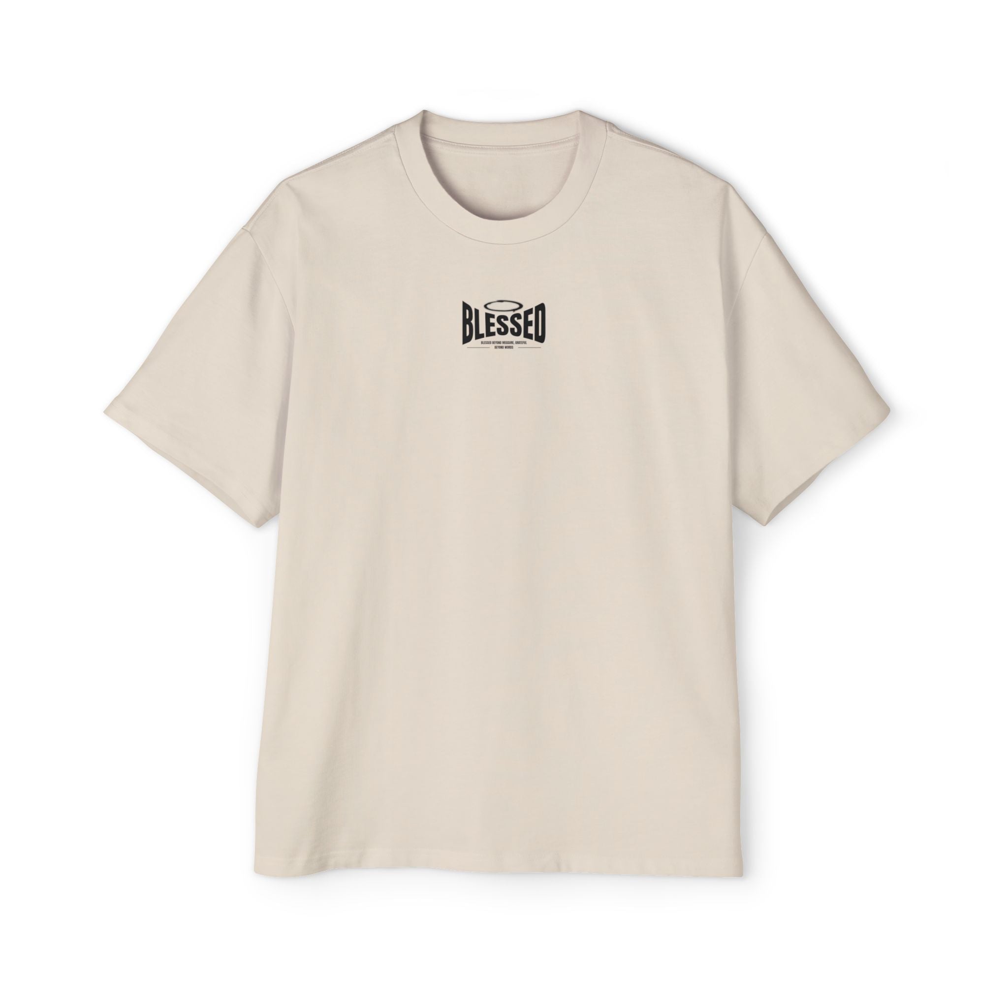 Blessed Oversized Tee — Angel Graphic Men’s Heavy T-Shirt