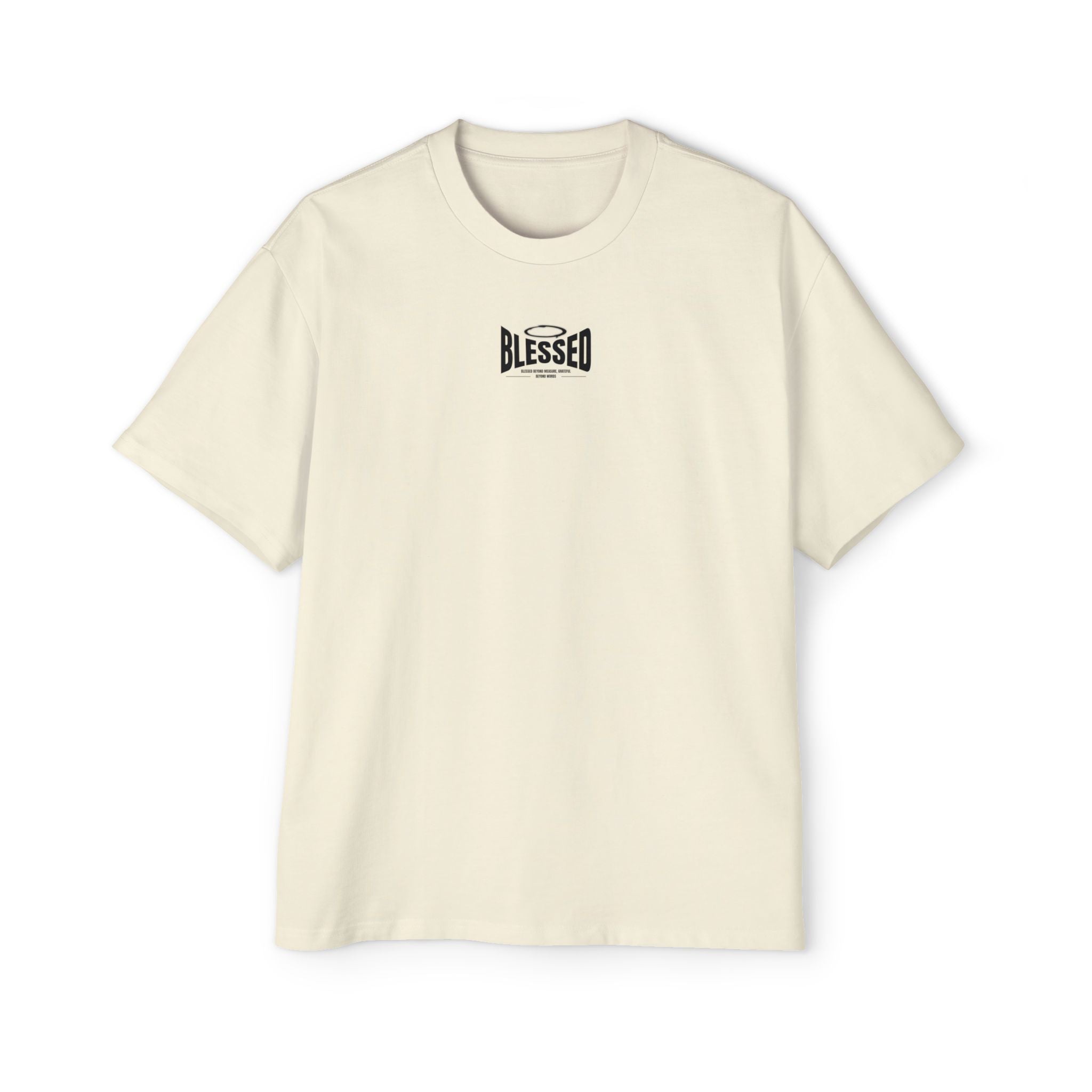 Blessed Oversized Tee — Angel Graphic Men’s Heavy T-Shirt