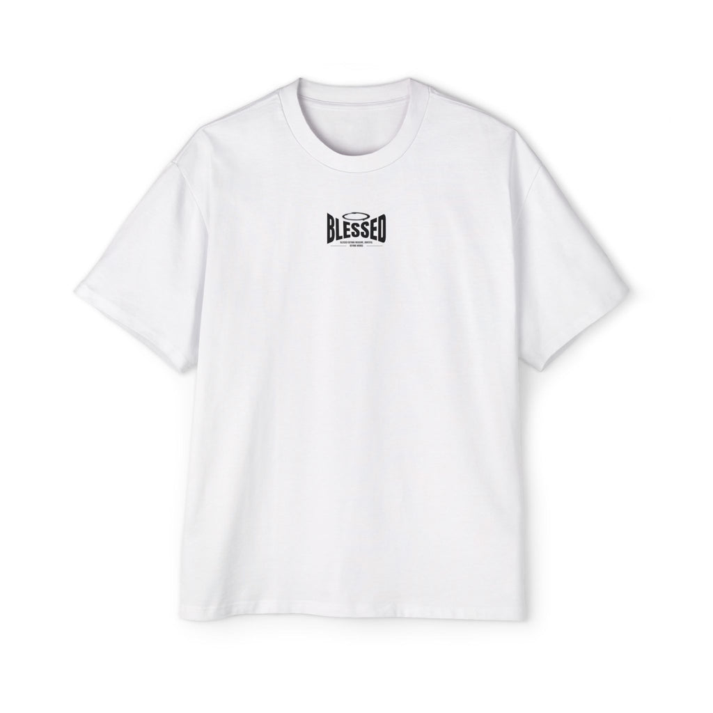 Blessed Oversized Tee — Angel Graphic Men’s Heavy T-Shirt