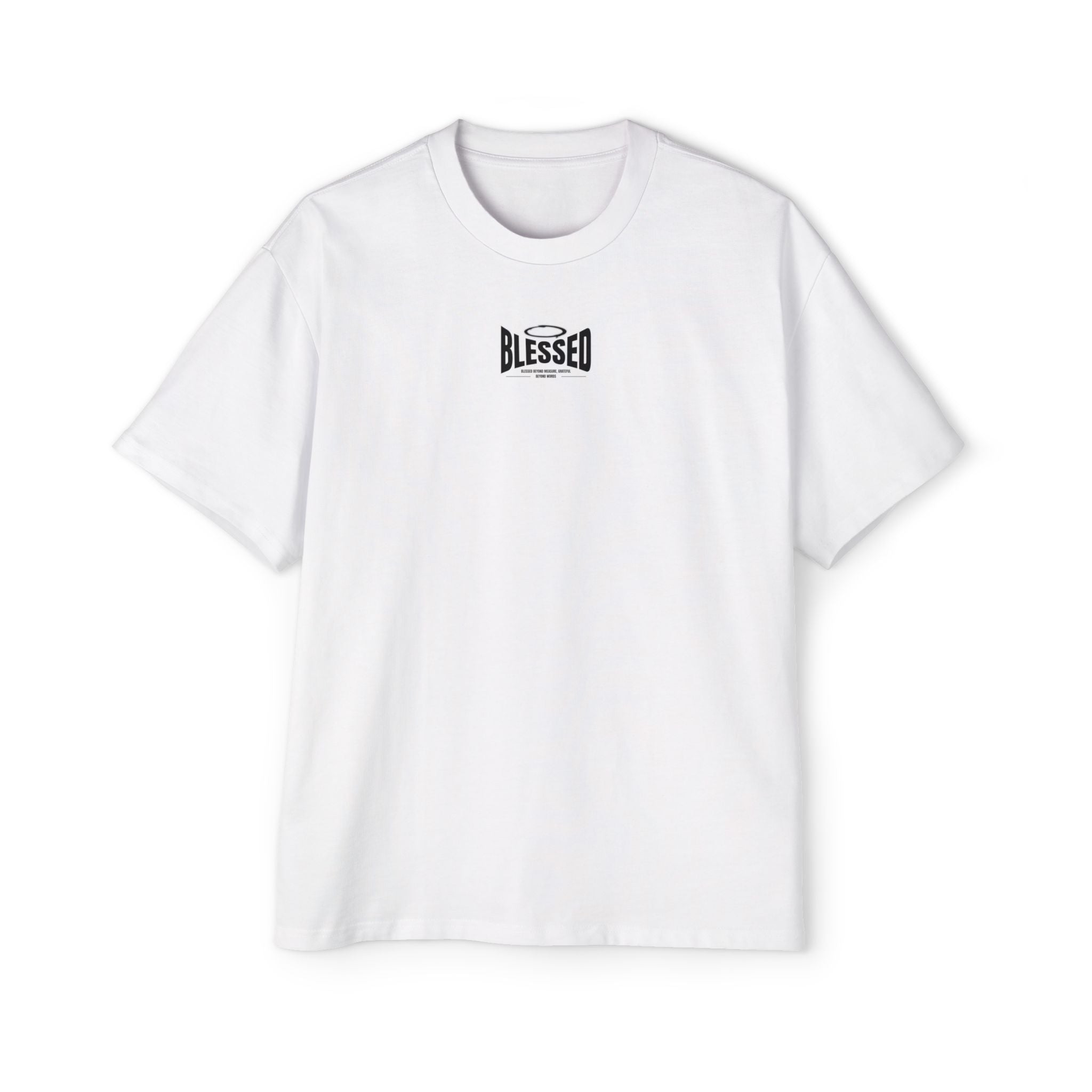 Blessed Oversized Tee — Angel Graphic Men’s Heavy T-Shirt