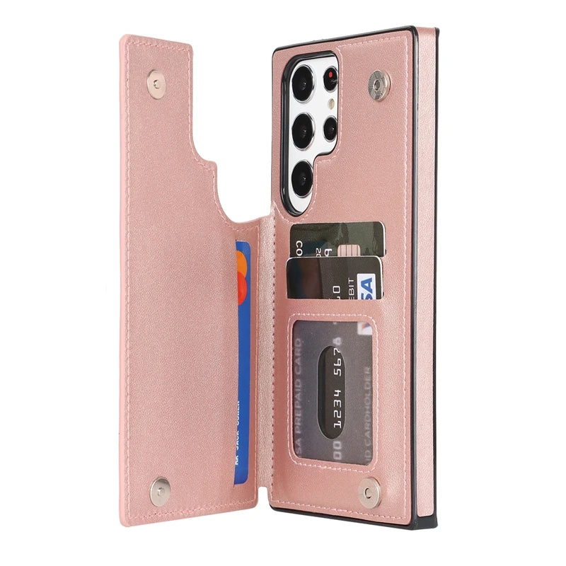 Wallet Flip Leather Case – Samsung S22 Series