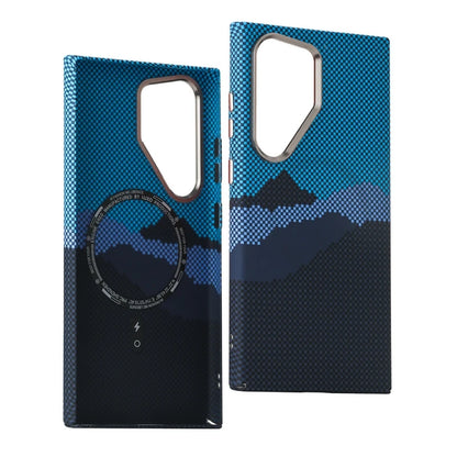 Carbon Fibre Relief MagSafe Case – Samsung S25 Series
