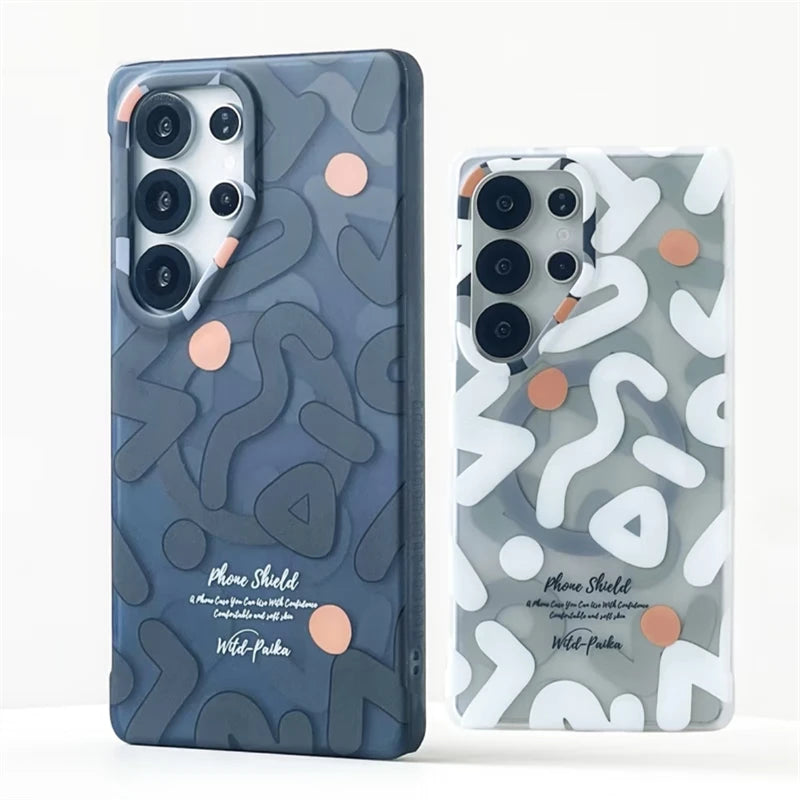 Fashion Graffiti Matte MagSafe Case – Samsung S25 Series