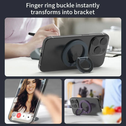 Dark Blue - Double Magnetic Ring