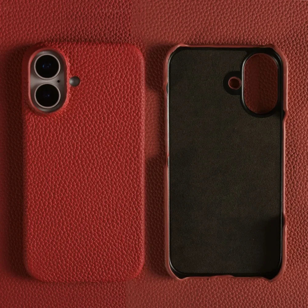 Luxury Genuine Leather Case for iPhone Case - iPhone 16 Series