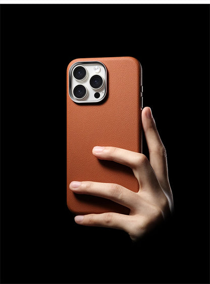 Lüks İş PU Deri Manyetik Kılıf - iPhone 16 Serisi