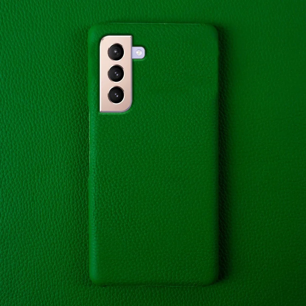 Litchi Pattern Leather Case – Samsung S25 Series