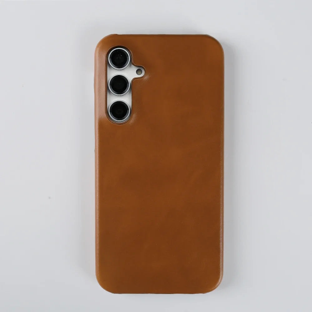 Handmade Genuine Leather Case – Samsung S24 Series