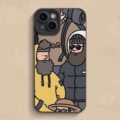 Cartoon Uncle Case – iPhone 15 Series