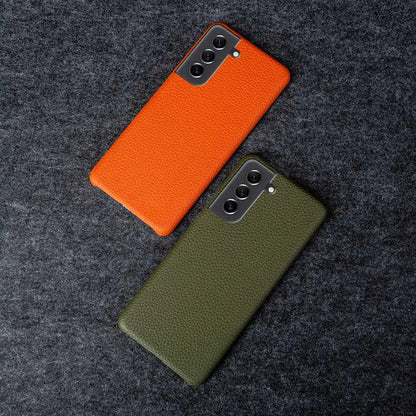 Litchi Pattern Leather Case – Samsung S25 Series