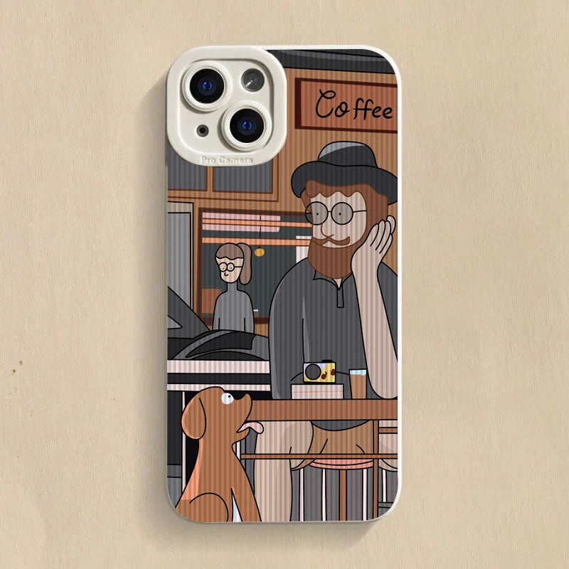 Cartoon Uncle Case – iPhone 15 Series
