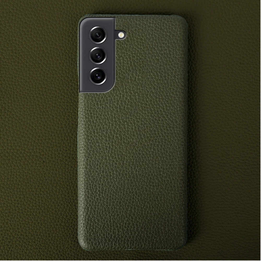 Litchi Pattern Leather Case – Samsung S22 Series
