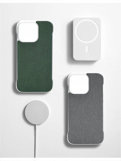 Ultra Thin Cloth Texture Magsafe Case - iPhone 16 Series