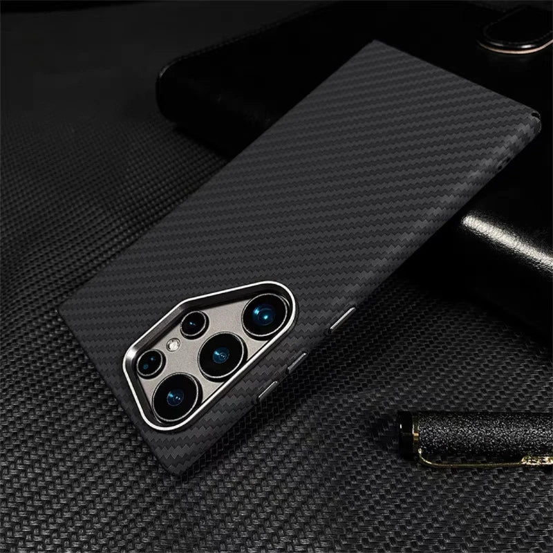 Carbon Fibre Relief MagSafe Case – Samsung S25 Series