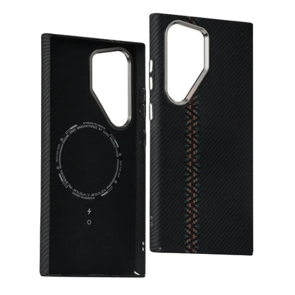 Carbon Fibre Relief MagSafe Case – Samsung S23 Series