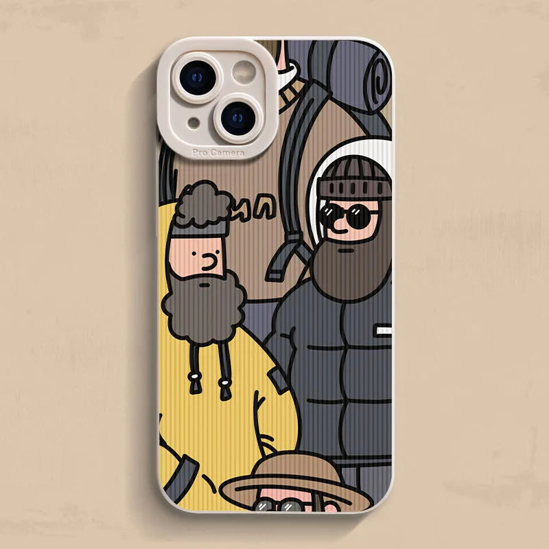 Cartoon Uncle Case – iPhone 15 Series