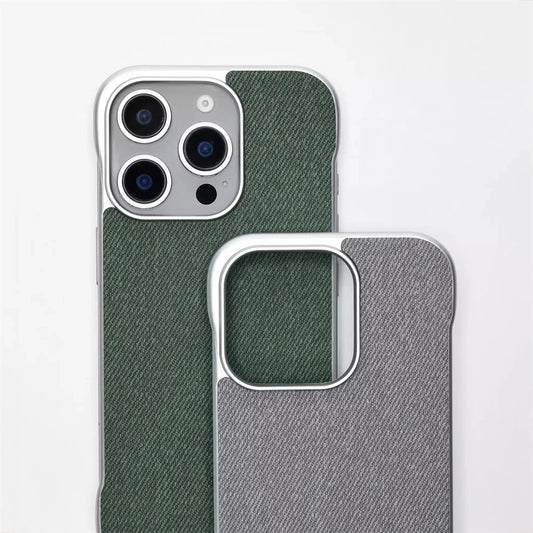 Ultra Thin Cloth Texture Magsafe Case - iPhone 15 Series
