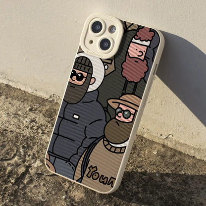 Cartoon Uncle Case – iPhone 15 Series