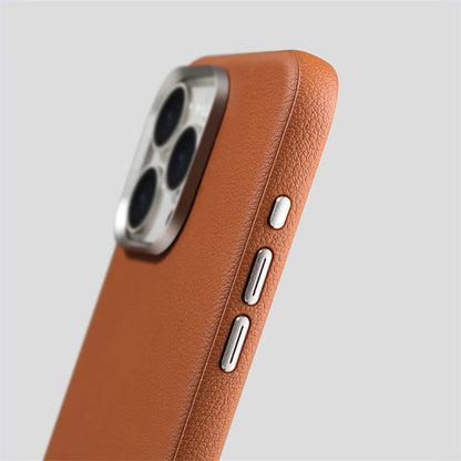 Lüks İş PU Deri Manyetik Kılıf - iPhone 16 Serisi