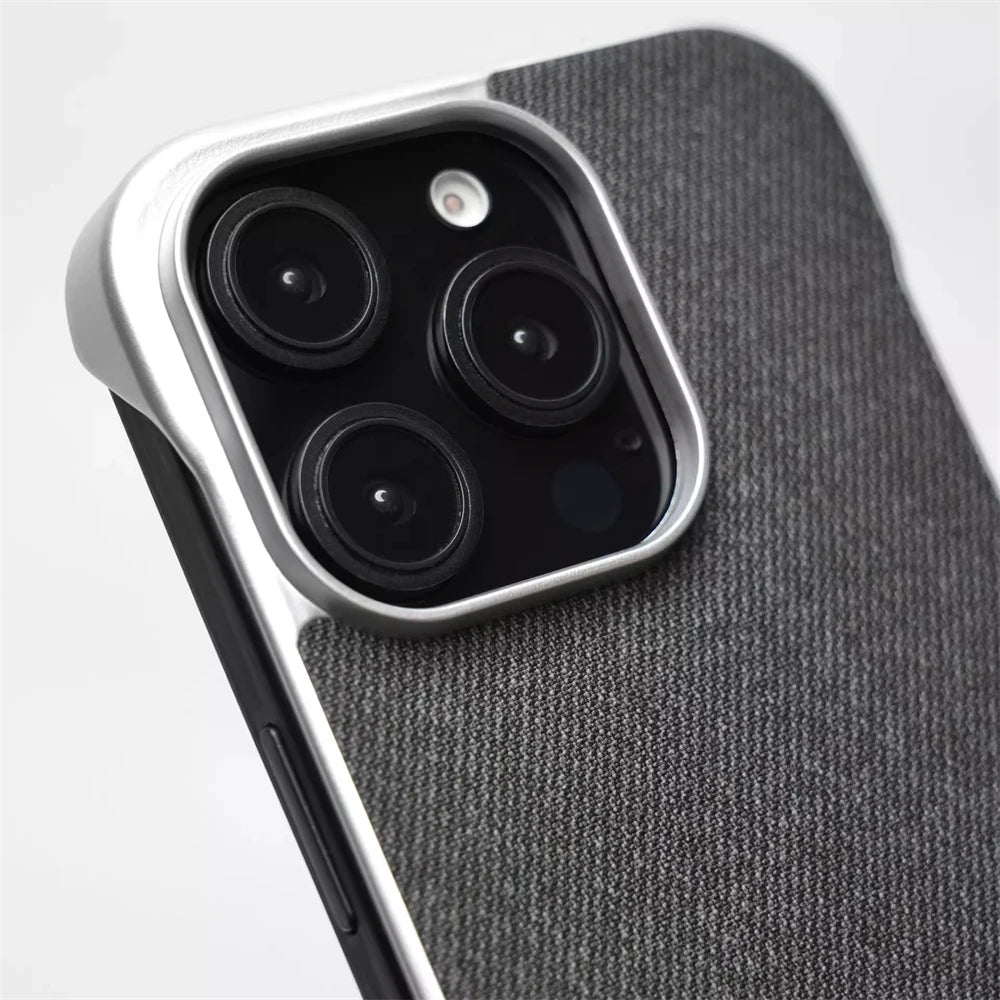 Ultra Thin Cloth Texture Magsafe Case - iPhone 14 Series