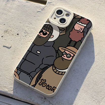 Cartoon Uncle Case – iPhone 15 Series